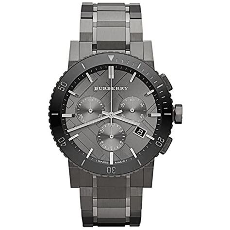 Burberry Men's Watch Chronograph 42mm The City Gunmetal 